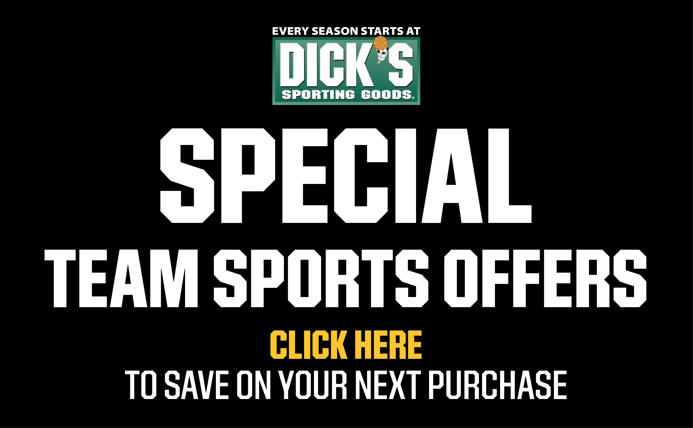 Dick's Sporting Goods Shopping Event